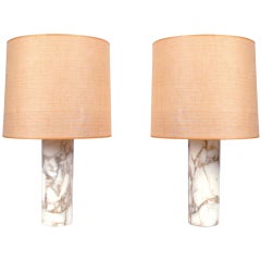 Calcutta Marble Nessen Lamps