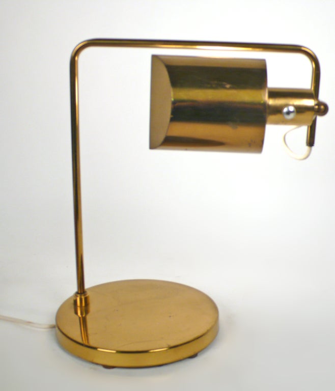  Swing Arm Table Lamp by Koch and Lowy In Good Condition For Sale In Dallas, TX