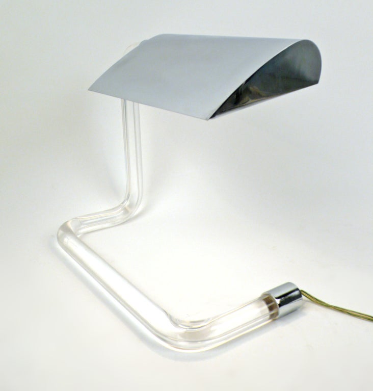 Mid-Century Modern Table Lamp by Peter Hamburger for Knoll International