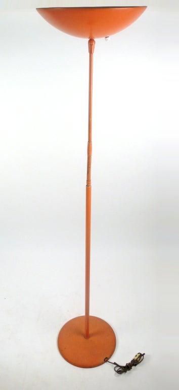 Floor Lamp designed by Kurt Versen. Original paint 