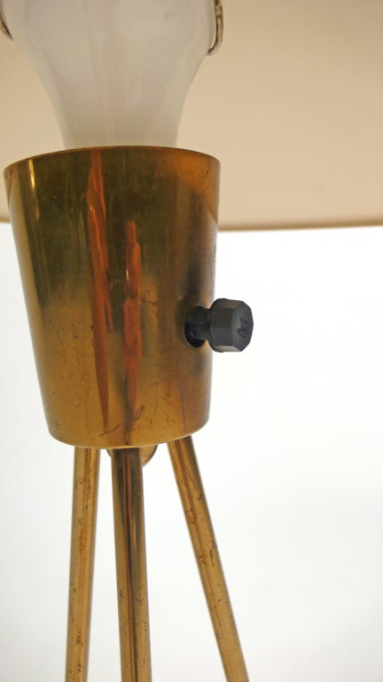 Mid-20th Century Lightolier Vitrolite Lamp