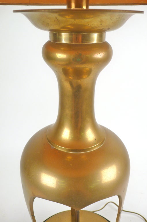 Asian Brass Lamp 1