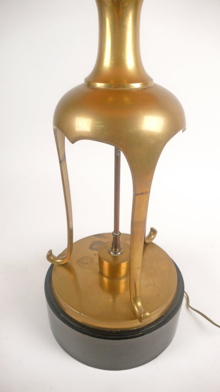 Asian Brass Lamp 2