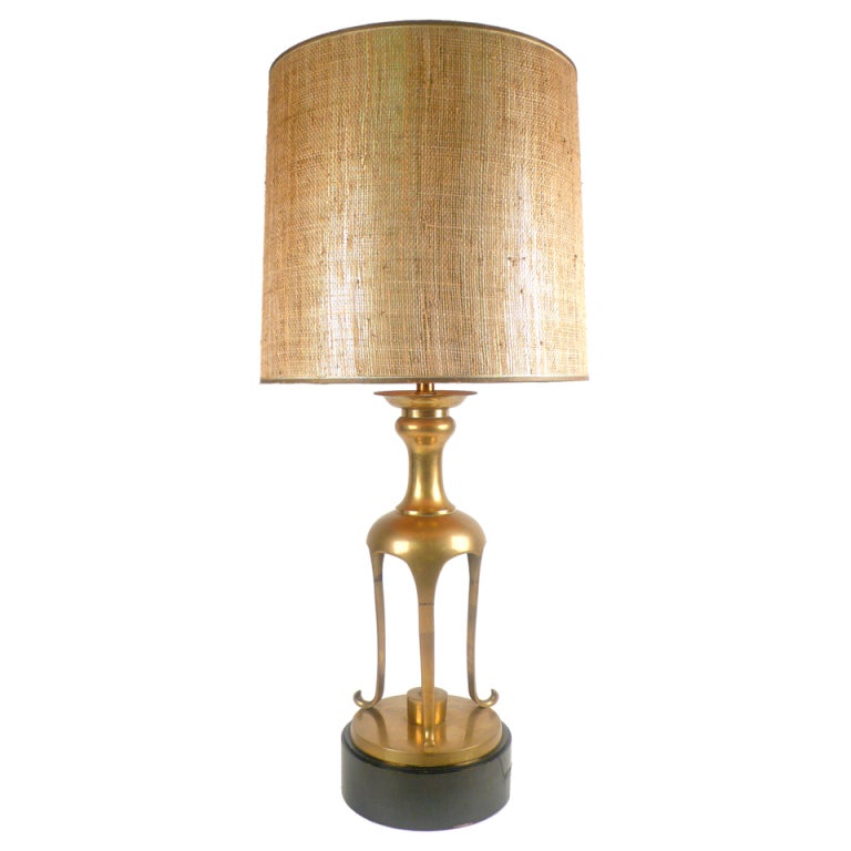 Asian Brass Lamp