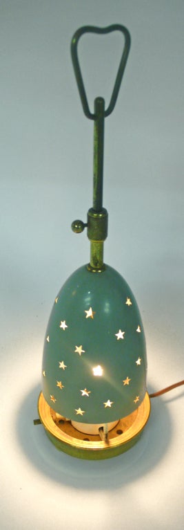 Seltene Sternlampe von Angelo Lelli für Arredoluce (Italienisch) im Angebot