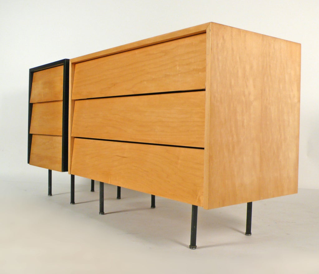 American Set of Early Florence Knoll Chests