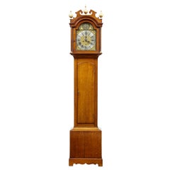 18th Century Oak Longcase Clock by James Draycot Wells