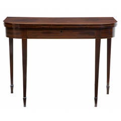 Early 19th Century Mahogany Tea Games Table 5