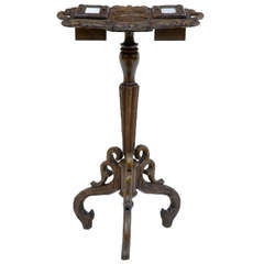 19th Century Black Forest Carved Oak Tobacco Stand