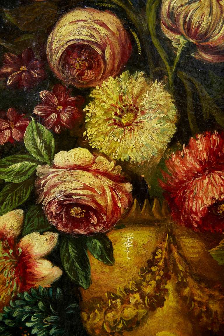 18th Century Matched Pair of Gasparo Lopez Floral Still Lifes In Excellent Condition In Debenham, Suffolk