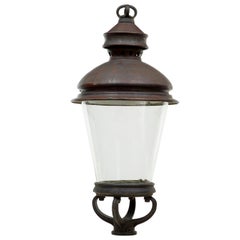 Antique 19th Century Large Copper Lantern