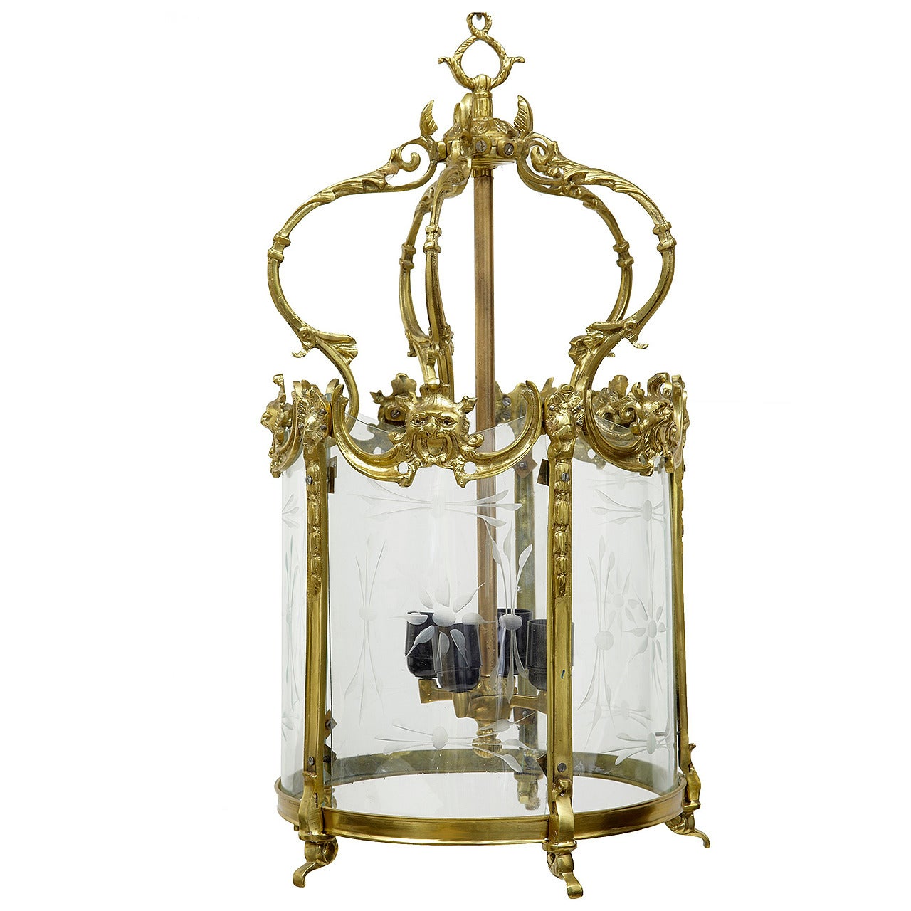 Early 20th Century French Ormolu Lantern