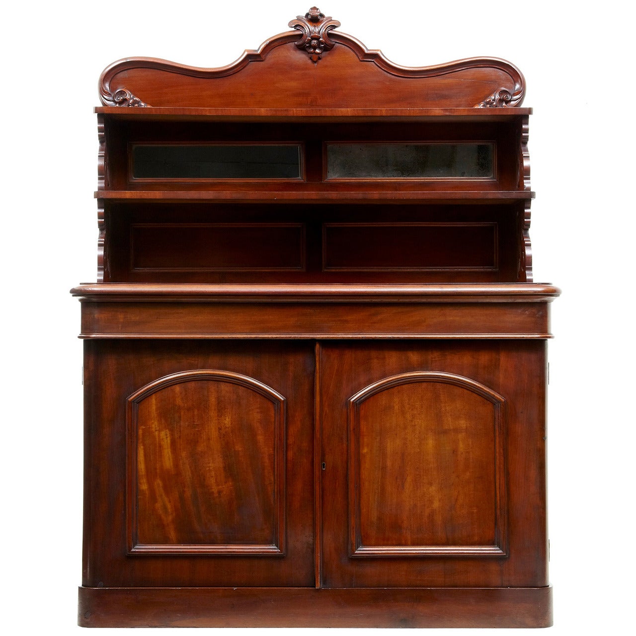 19th Century, French Mahogany Chiffonnier Sideboard