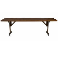 Large 1960s Oak Refectory Dining Table