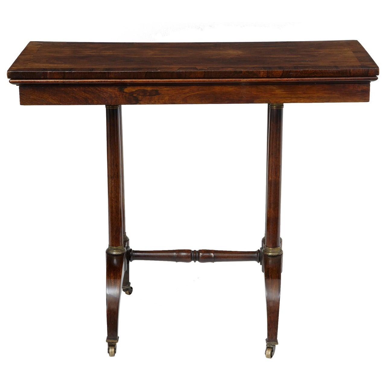 19th Century Regency Rosewood Card Table