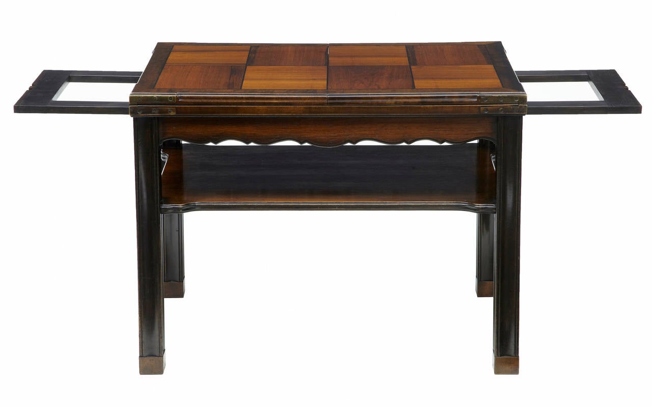 20th Century Danish Rosewood Flip-Top Coffee Table