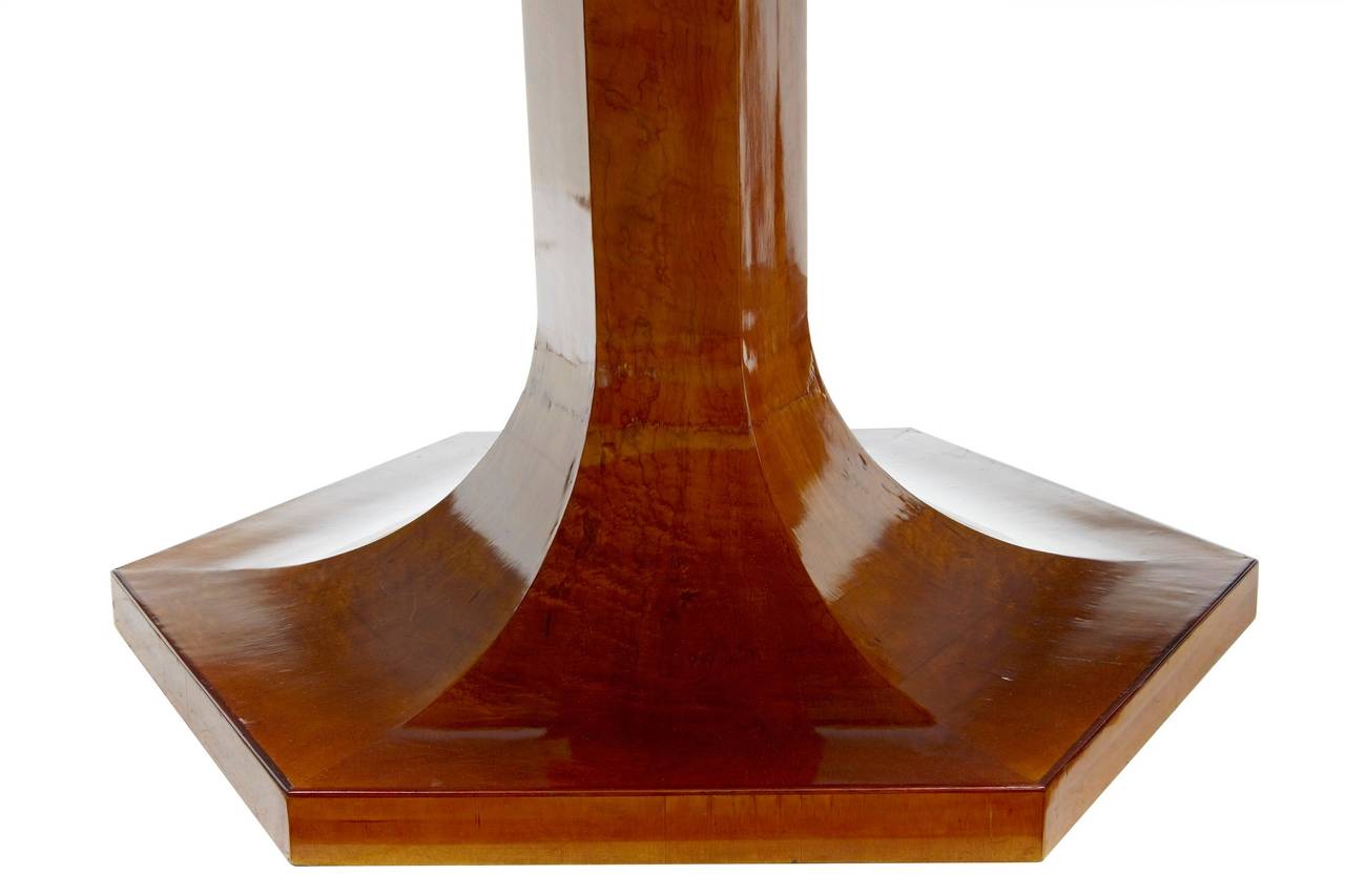art deco round dining table