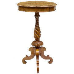 19th Century Small Elm Occasional Table