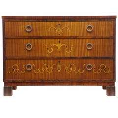 20th Century Art Deco Inlaid Chest of Drawers 7