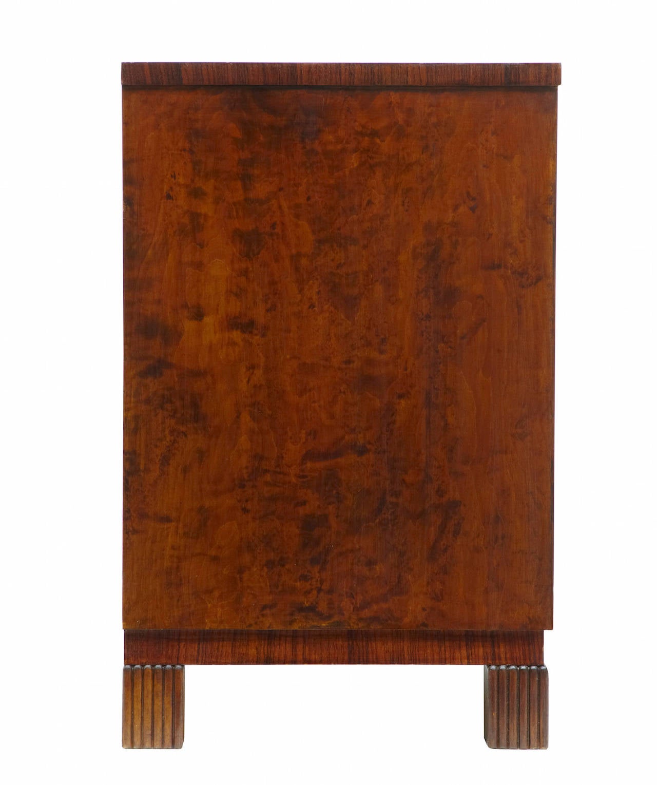 Inlay 20th Century Art Deco Inlaid Chest of Drawers