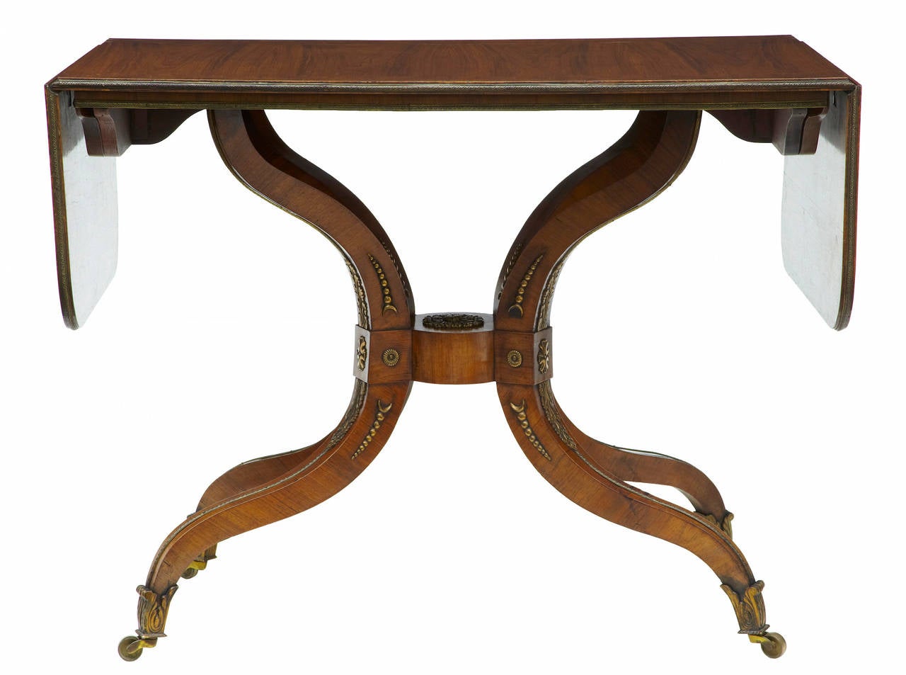 Superb Regency Influenced Rosewood Sofa Table, circa 1880