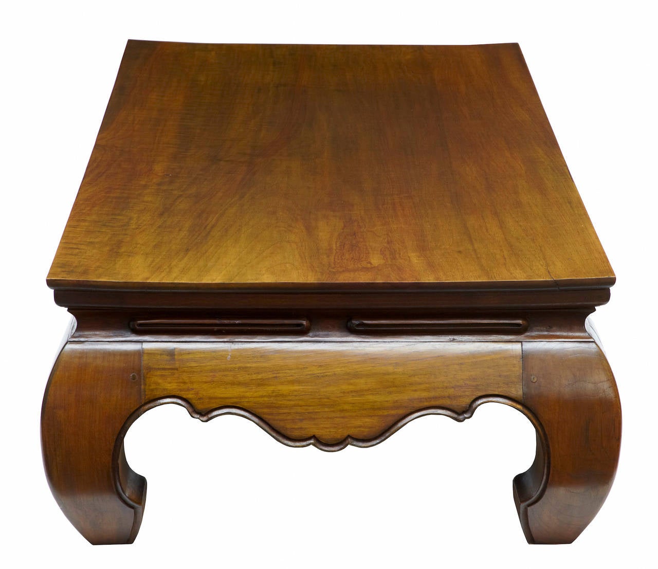20th Century Chinese Hardwood Low Coffee Table