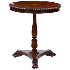 19th Century William IV Rosewood Occasional Table