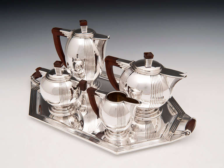 art deco tea set