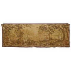 19th Century French Tapestry of a Hunting Scene