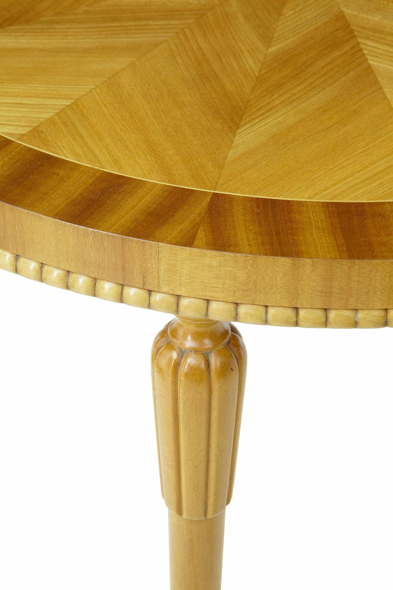 Swedish 20th Century Art Deco Birch Coffee Table