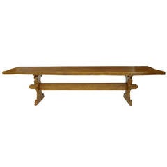 19th Century Swedish Massive Siberian Pine Refectory Table