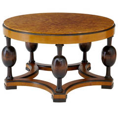 20th Century Art Deco Burr Walnut Coffee Table