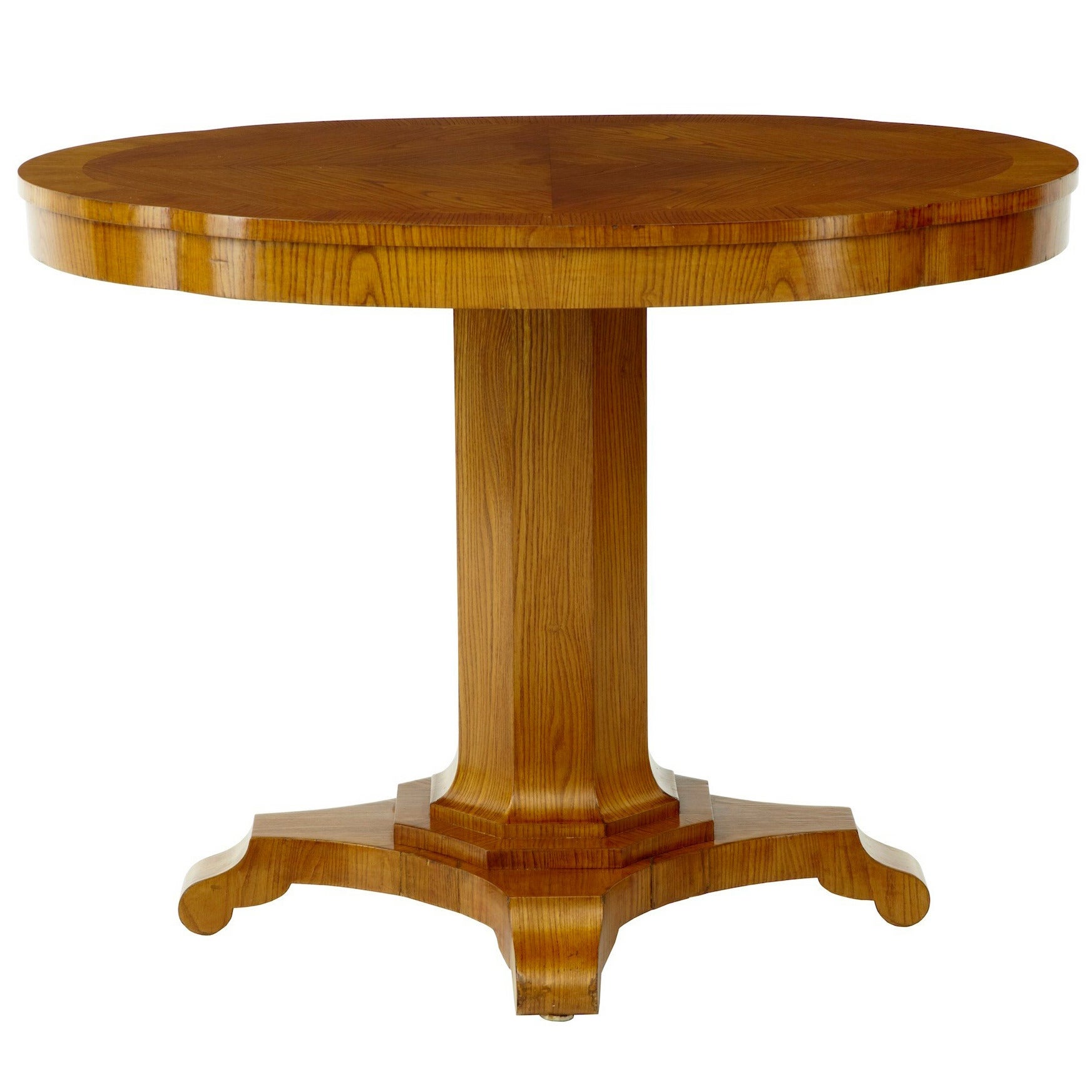19th Century Shaped Elm Centre Occasional Table