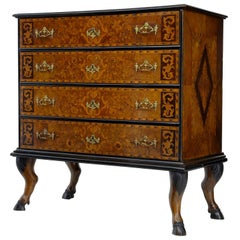 18th Century and Later Continental Marquetry Chest on Stand