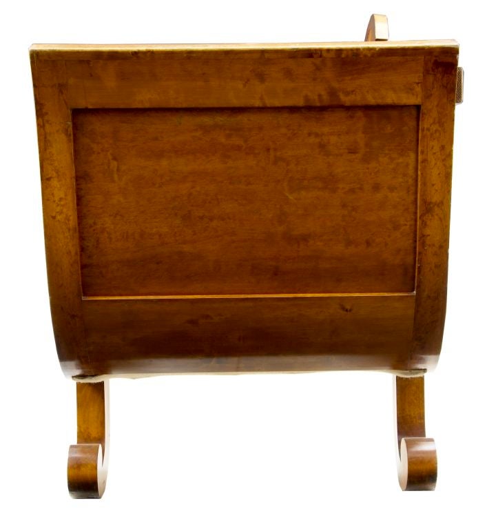 19th Century GOLDEN BIRCH ANTIQUE SWEDISH BIEDERMEIER SOFA
