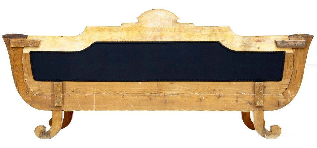 Birch GOLDEN BIRCH ANTIQUE SWEDISH BIEDERMEIER SOFA