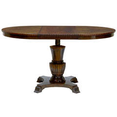 Art Deco Swedish Birch, Adjustable Occasional Center Coffee Table