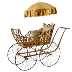 Antique 19TH CENTURY VICTORIAN PRAM