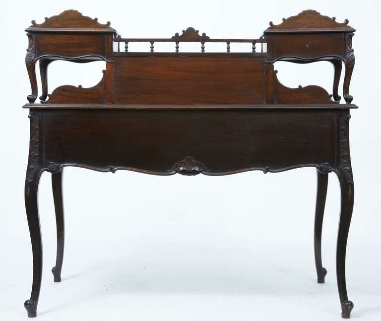 A Fine Maple & Co 1920's Mahogany Writing Desk Table 5