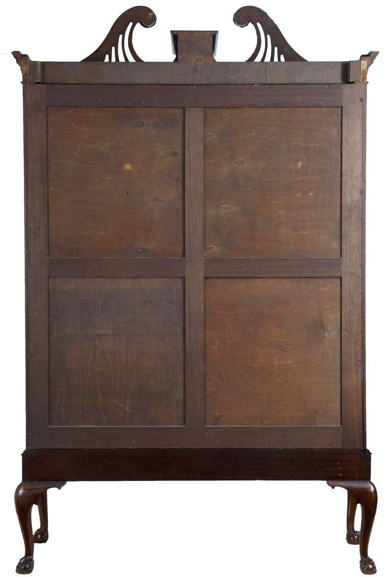 1920's Mahogany Regency Influenced Display Cabinet In Excellent Condition In Debenham, Suffolk