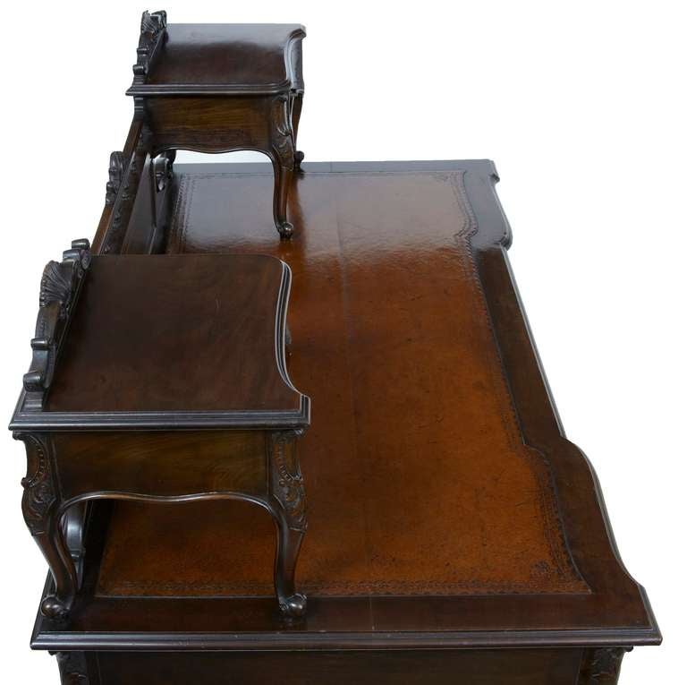 A Fine Maple & Co 1920's Mahogany Writing Desk Table 2