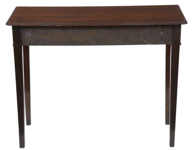 19th Century Carved Mahogany Side Table In Excellent Condition In Debenham, Suffolk