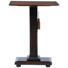 19th Century Mahogany Adjustable Occasional Table