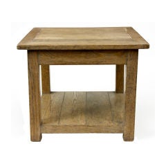 A FINE LIBERTYS STYLE SOLID OAK SIDE TABLE