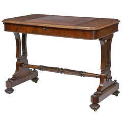 Antique 19th Century Regency Rosewood Writing Table Desk