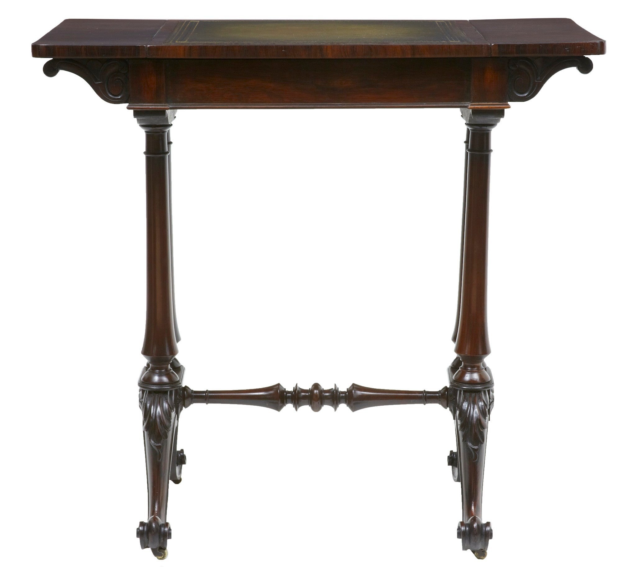 19th Century Regency Rosewood Writing Games Table
