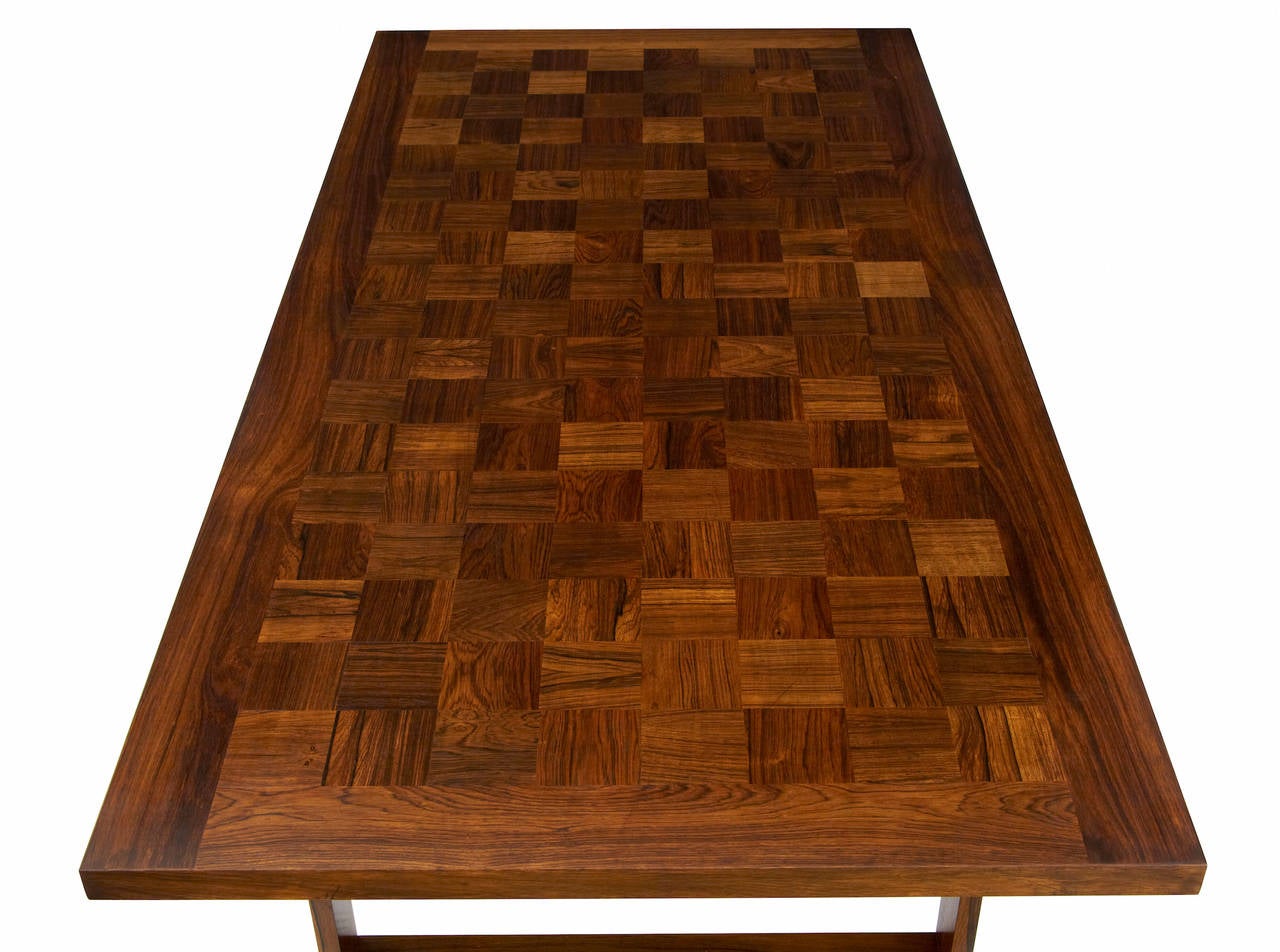 European 20th Century Contemporary Rosewood Coffee Table