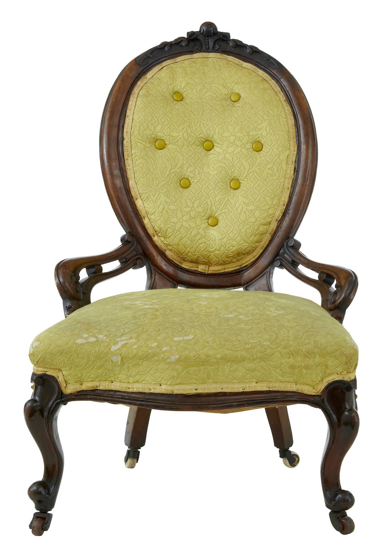 Great Britain (UK) Early Victorian Mahogany Salon Nursing Chair