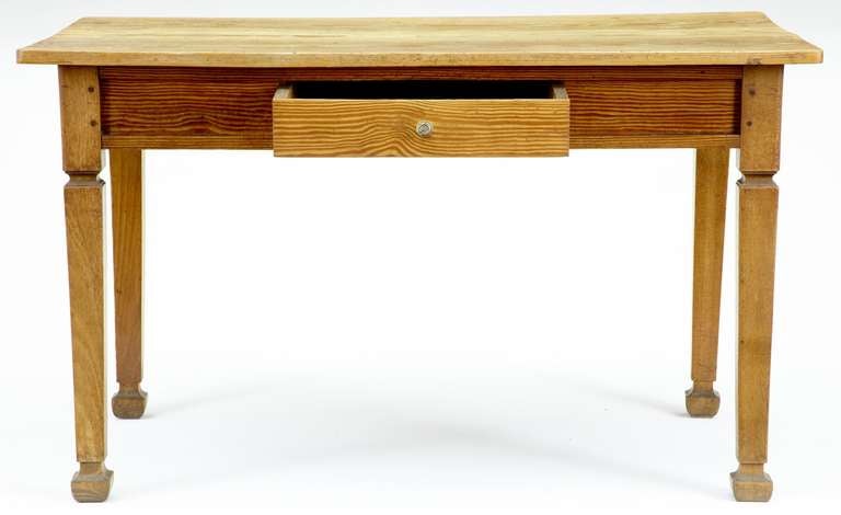 19th Century Antique Pine Victorian Kitchen Table