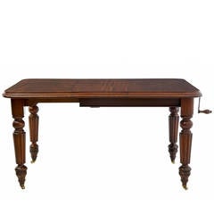 19th Century Victorian Mahogany Extending Dining Table 9